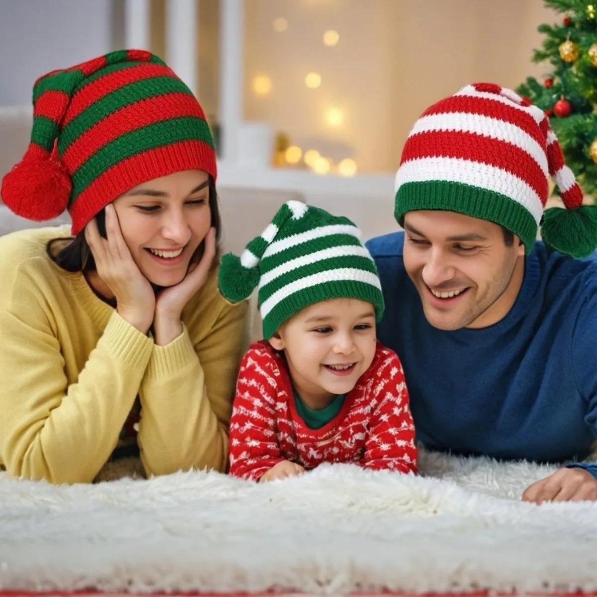 Kids Outdoor Xmas Gifts - الكبار الاطفال قبعات عيد الميلاد غير