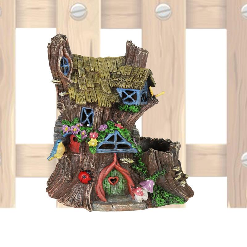 Kids Outdoor Fairy Garden - شجرة وجوه ديكور في الهواء الطلق
