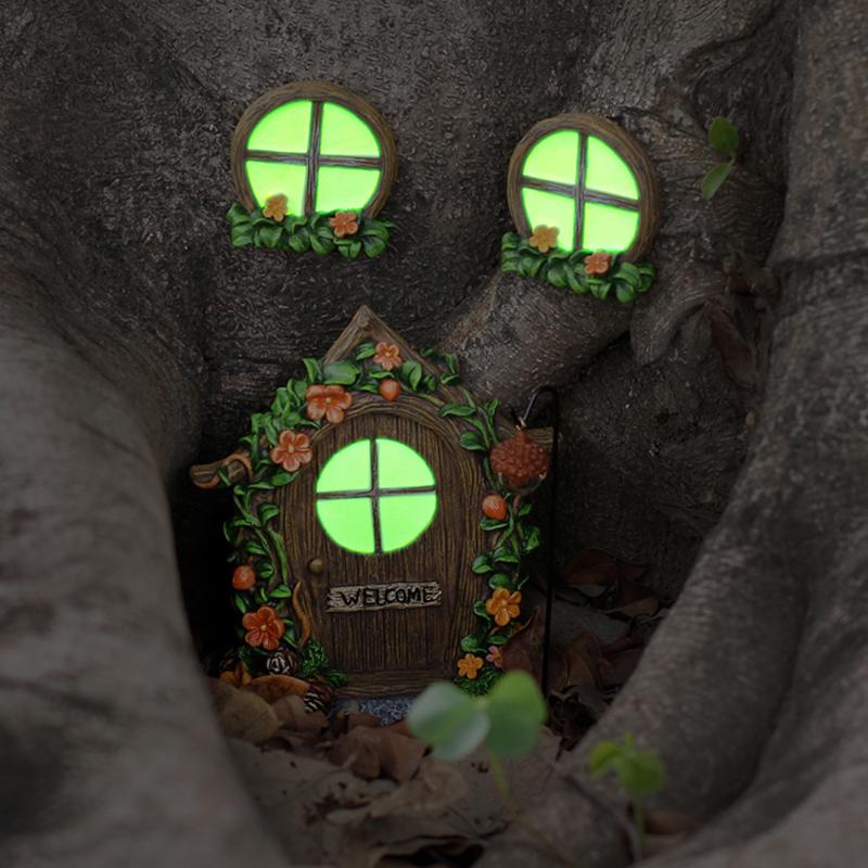 Kids Outdoor Fairy Garden - مجموعة من 5 فوانيس مضيئة في