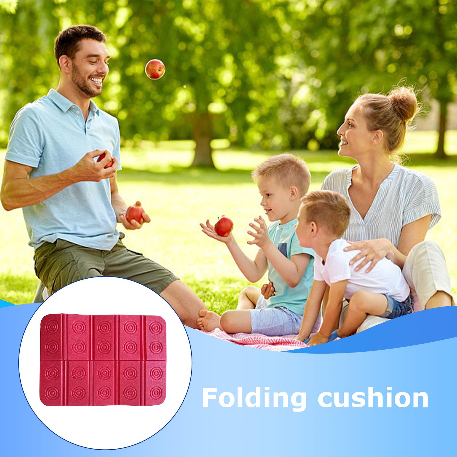 Kids Outdoor Floor Cushions - وسادة مقعد قابلة للطي للتخييم في