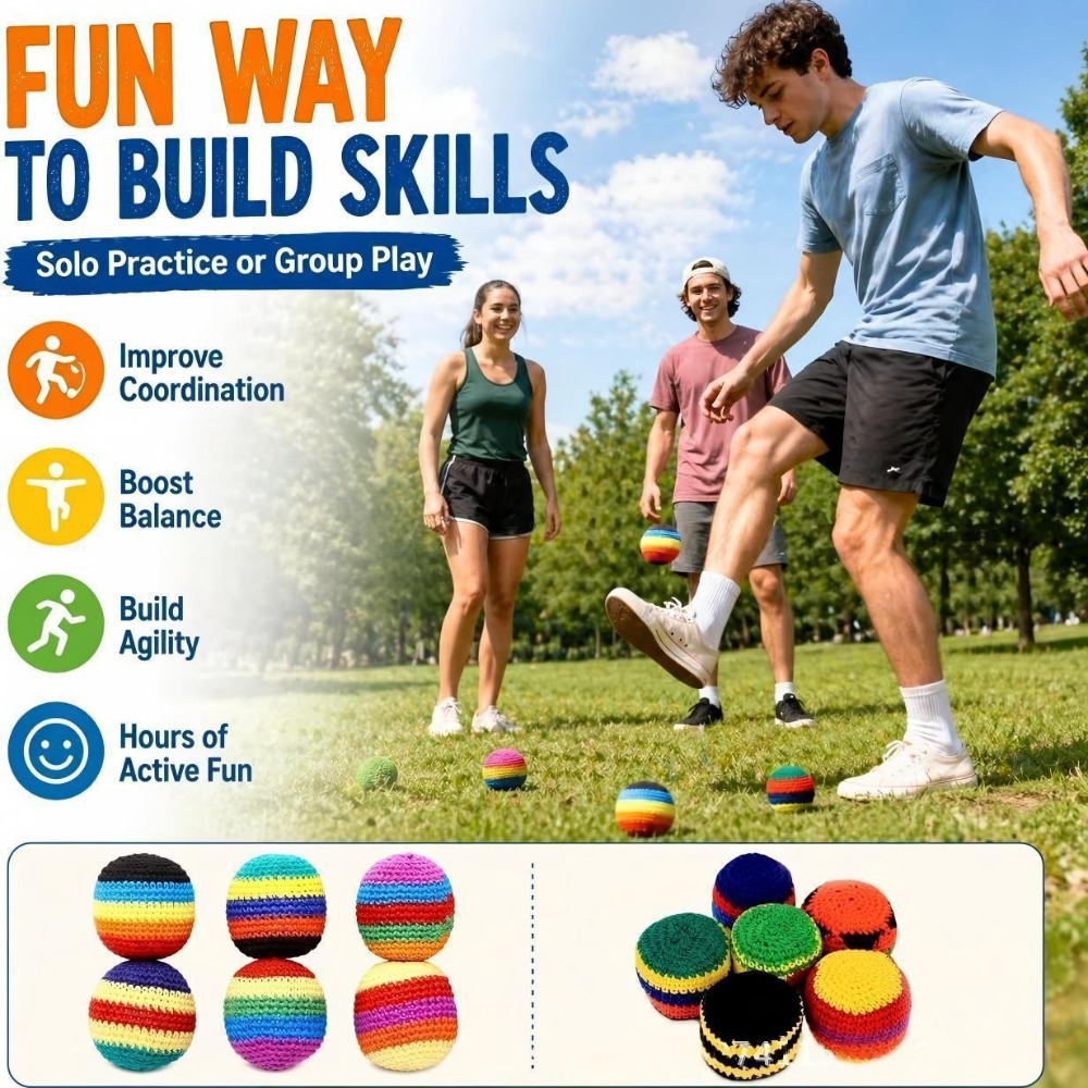 Kids Outdoor Ball - حقيبة قدم ناعمة جديدة، كرة هاك