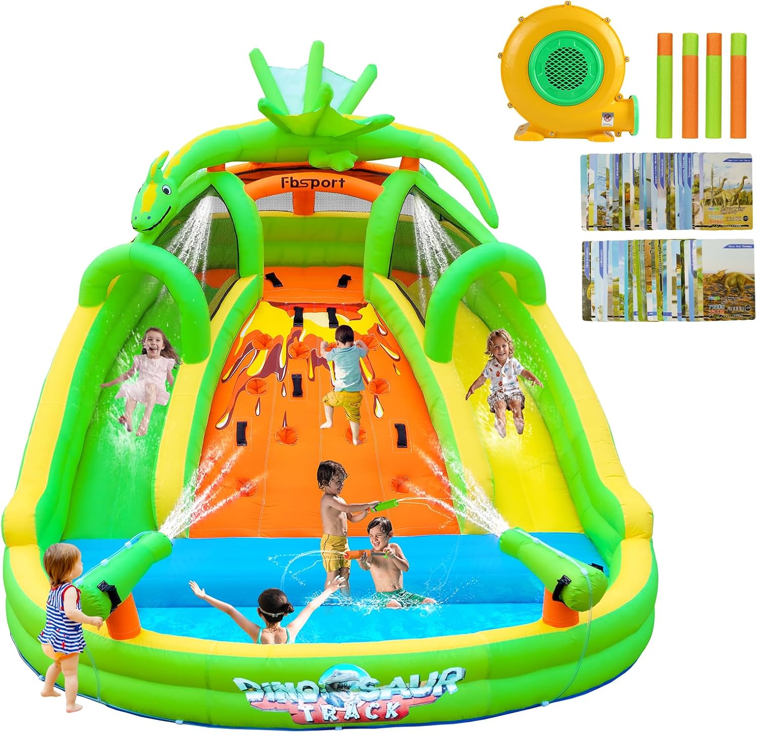 Kids Outdoor Water Park - بيت قفز قابل للنفخ للأطفال مع