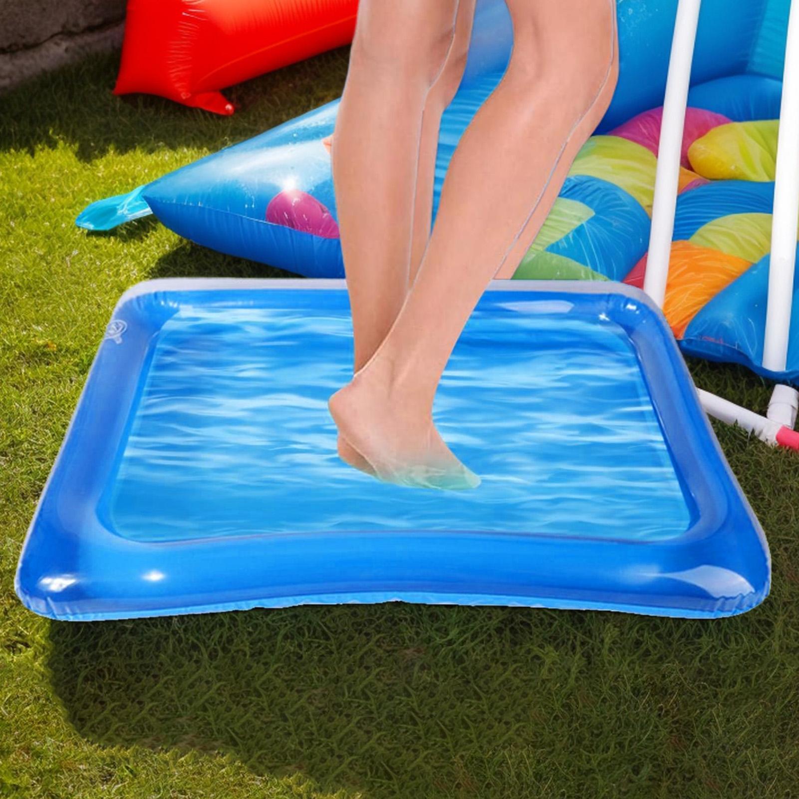 Kids Outdoor Ladder - حوض غسيل أقدام قابل للنفخ للسلم،