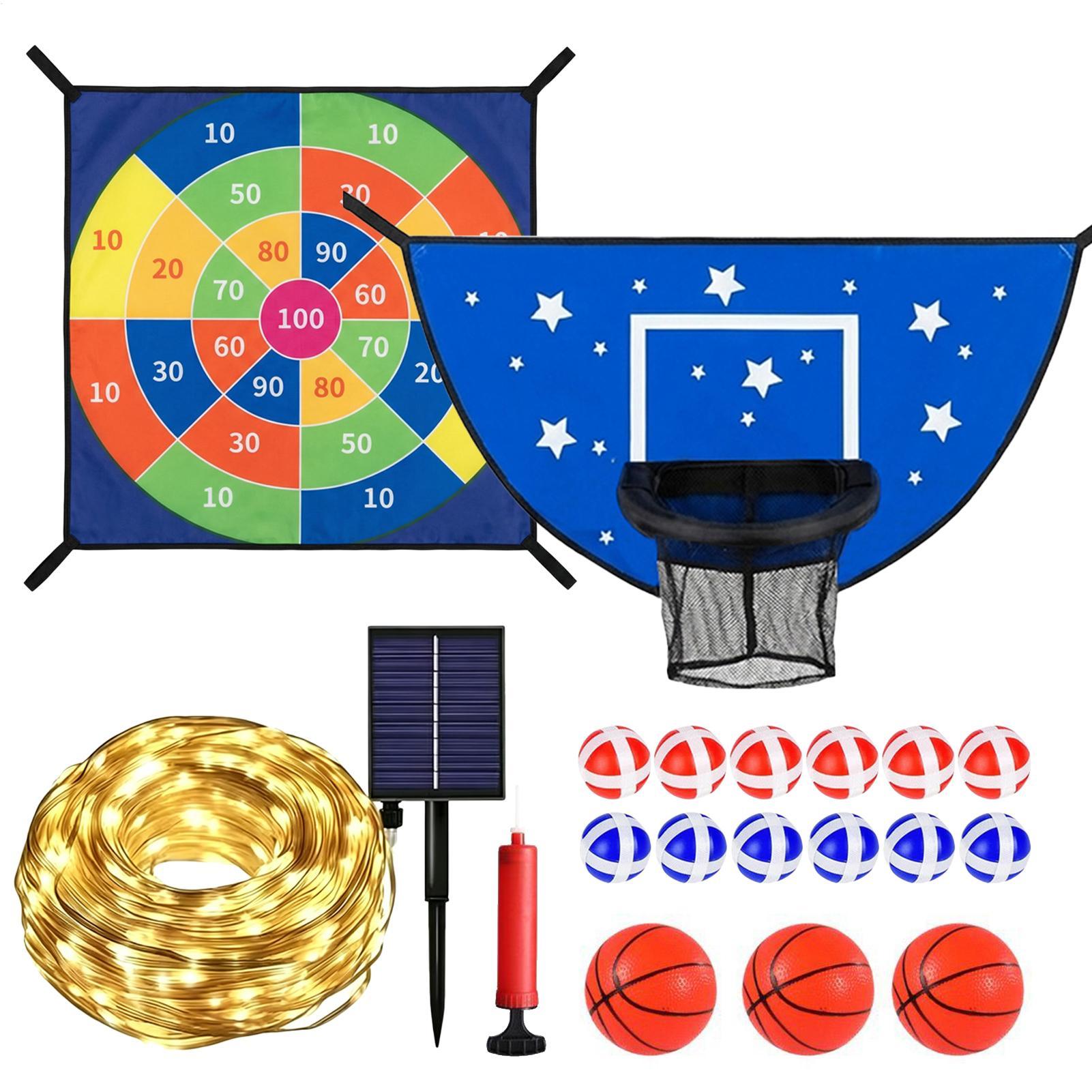 Kids Outdoor Basketball Hoop - هدف كرة السلة للترامبولين مع لوحة