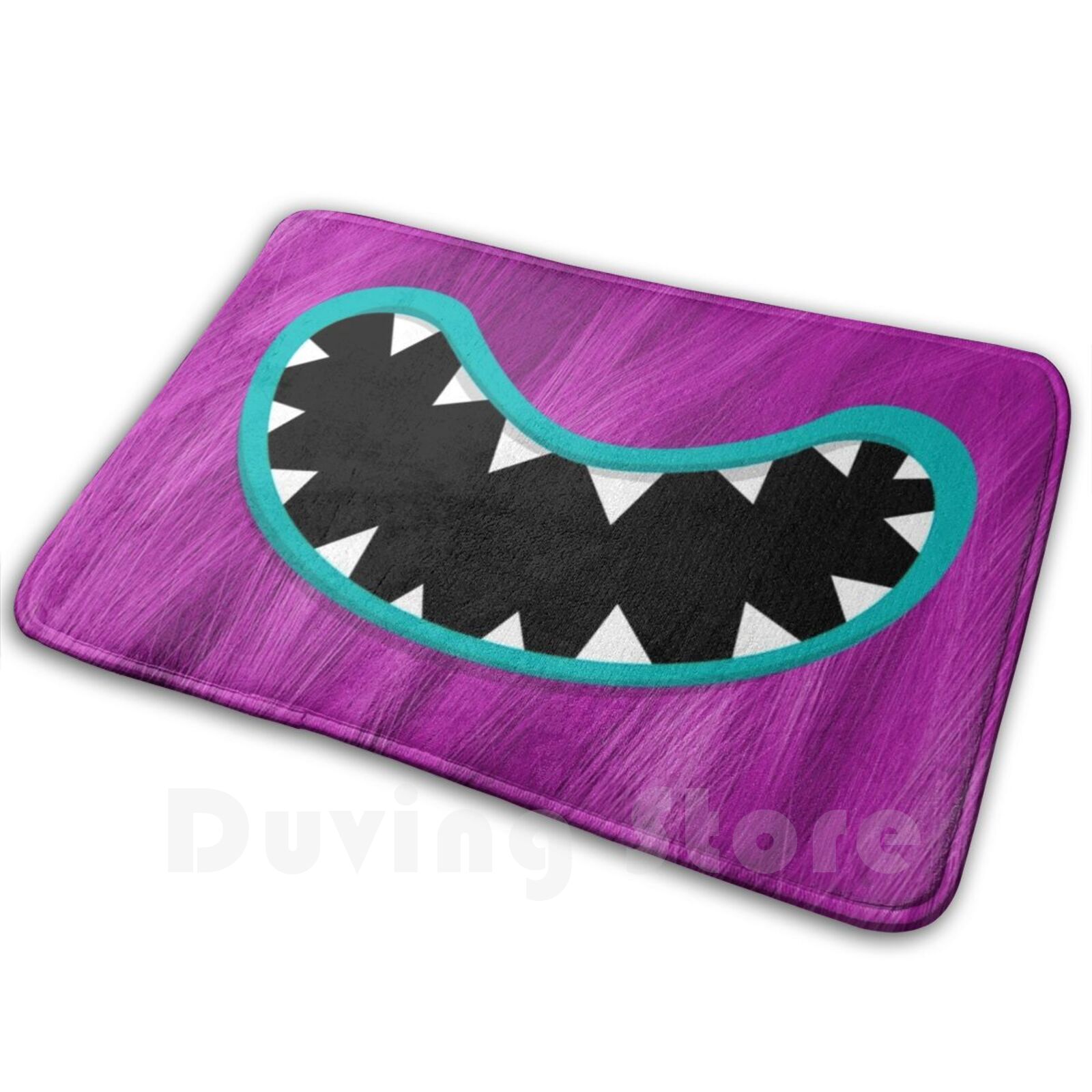 Kids Outdoor Floor Cushions - وسادة سجادة على شكل فم مونستر،
