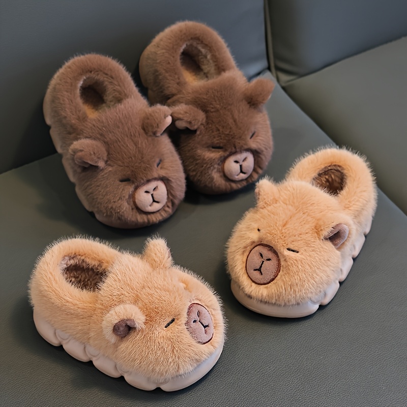Kids Indoor Outdoor Slippers - أطفال شتاء دافئ نعال من القطن
