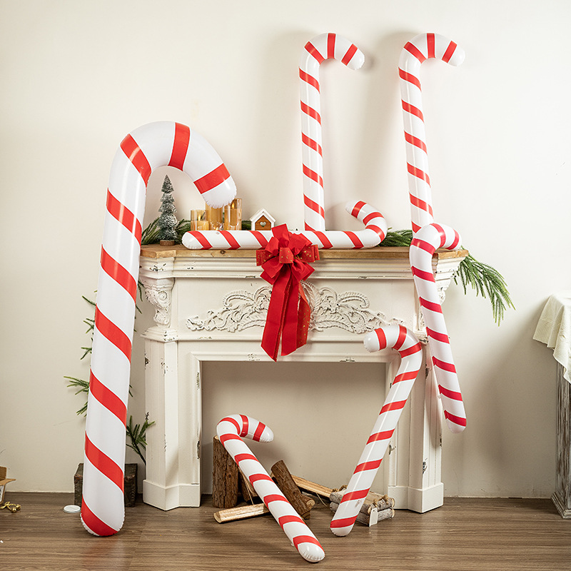 Kids Outdoor Xmas Gifts - 180 سنتيمتر نفخ عيد الميلاد قصب