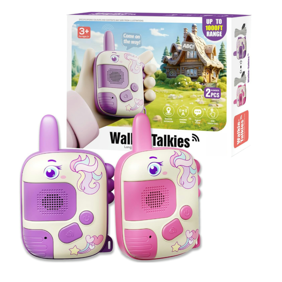 Kids Outdoor Xmas Gifts - قطعتان من ألعاب جهاز الاتصال اللاسلكي