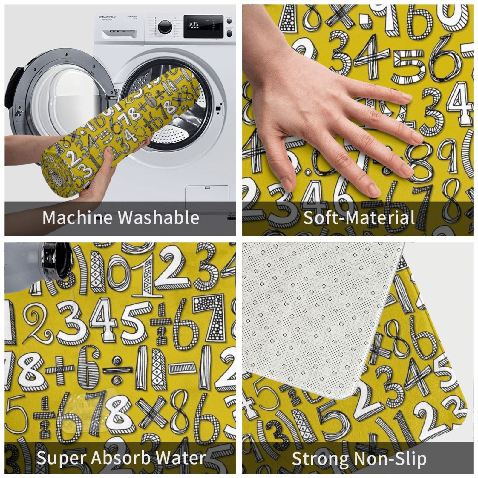 الرياضيات خربش السجاد الأصفر ح - مراجعة Kids Outdoor Floor Cushions وسعره