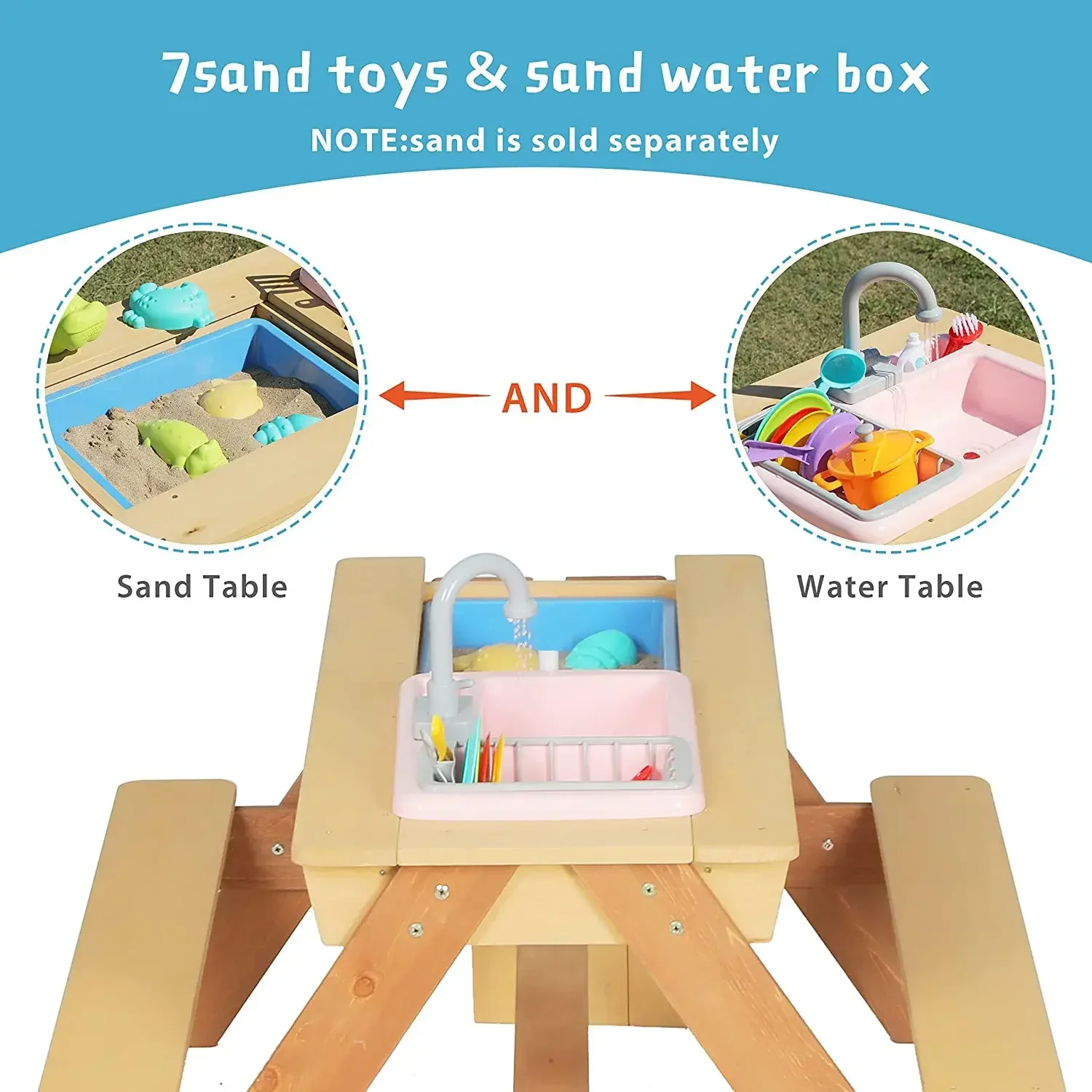 # طاولة نزهة للأطفال في الهواء - مراجعة Kids Outdoor Dining Set وسعره