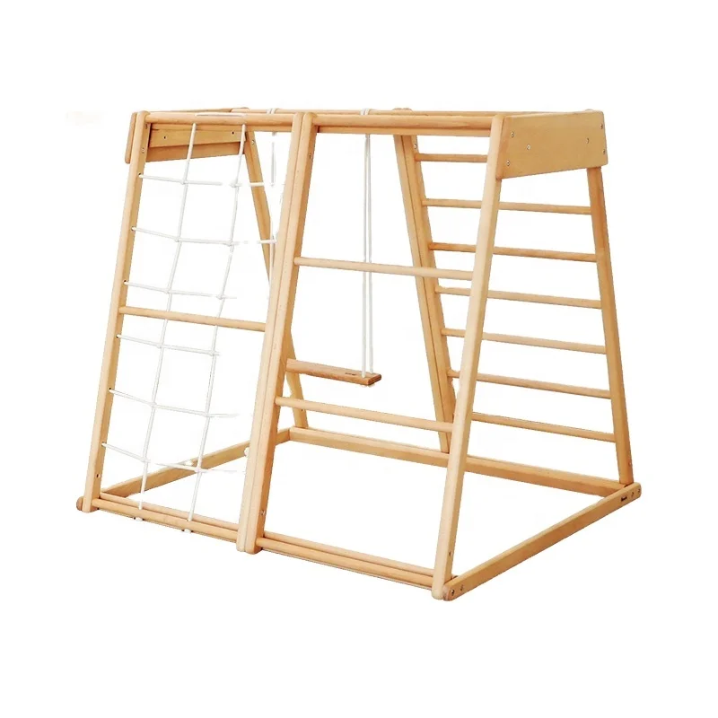 سلم حبال خشبي للأطفال للاستخدا - مراجعة Kids Outdoor Ladder وسعره