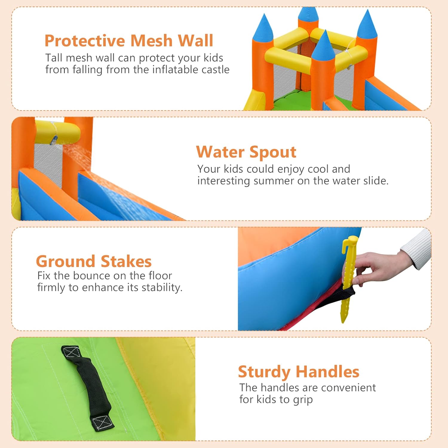 حديقة مائية قابلة للنفخ عملاقة - مراجعة Kids Outdoor Water Park وسعره