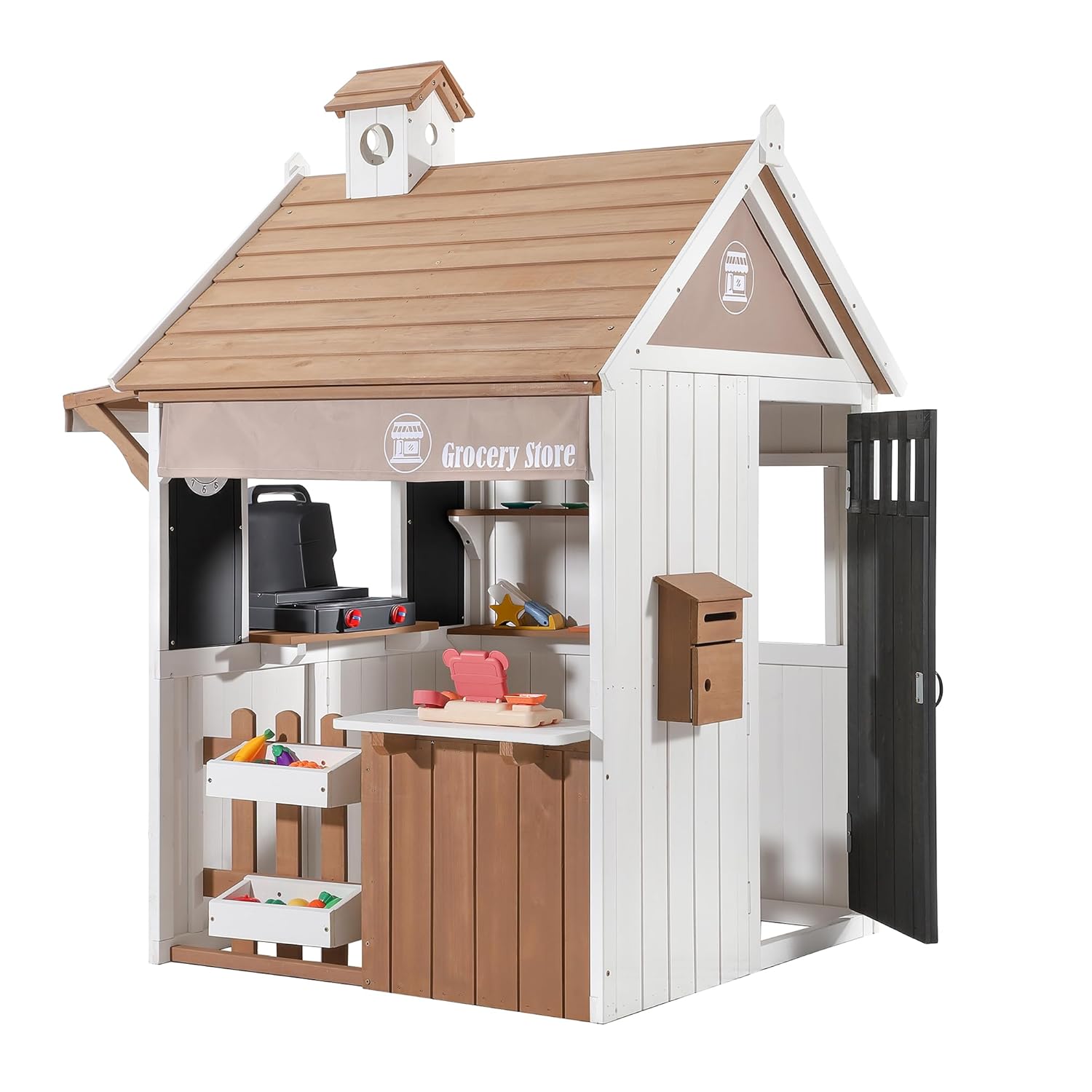 بيت لعب خشبي للأطفال 2 في 1 من - مراجعة Kids Outdoor Chalkboard وسعره