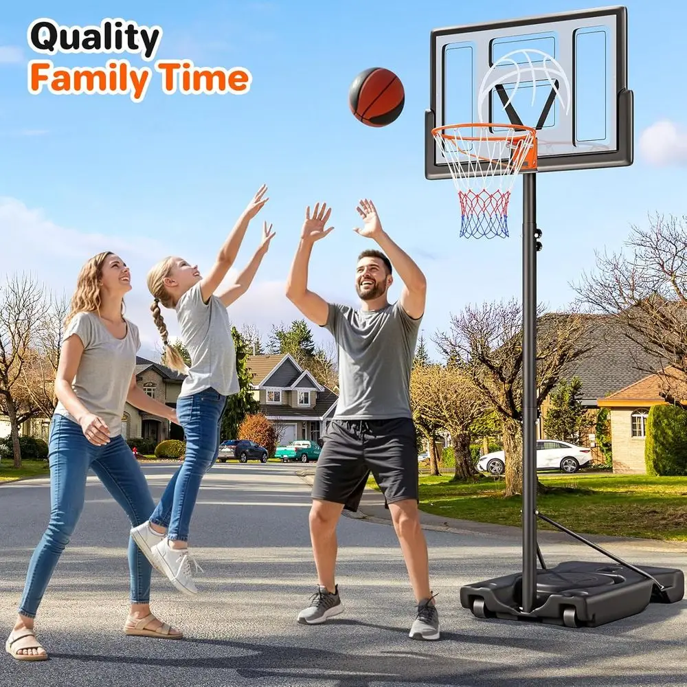 نظام سلة محمول قابل للتعديل لل - مراجعة Kids Outdoor Basketball Hoop وسعره