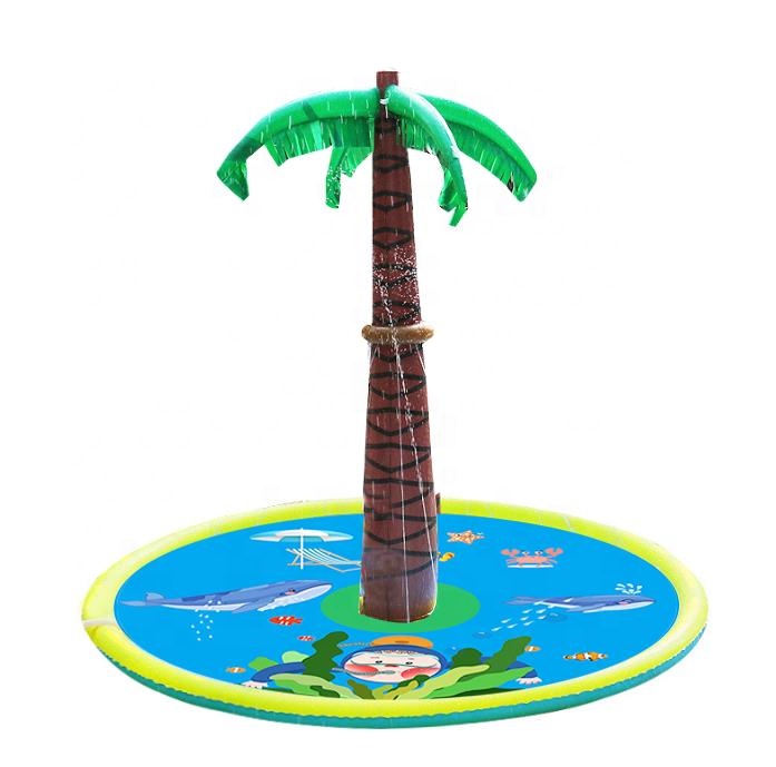 بساط رشاش مياه قابل للنفخ على  - مراجعة Kids Outdoor Mat وسعره