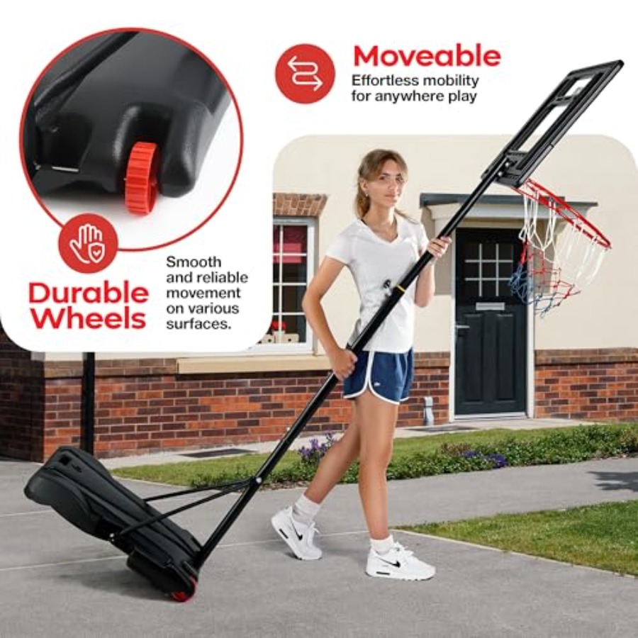 حلبة كرة سلة خارجية للأطفال مع - مراجعة Kids Outdoor Basketball Hoop وسعره