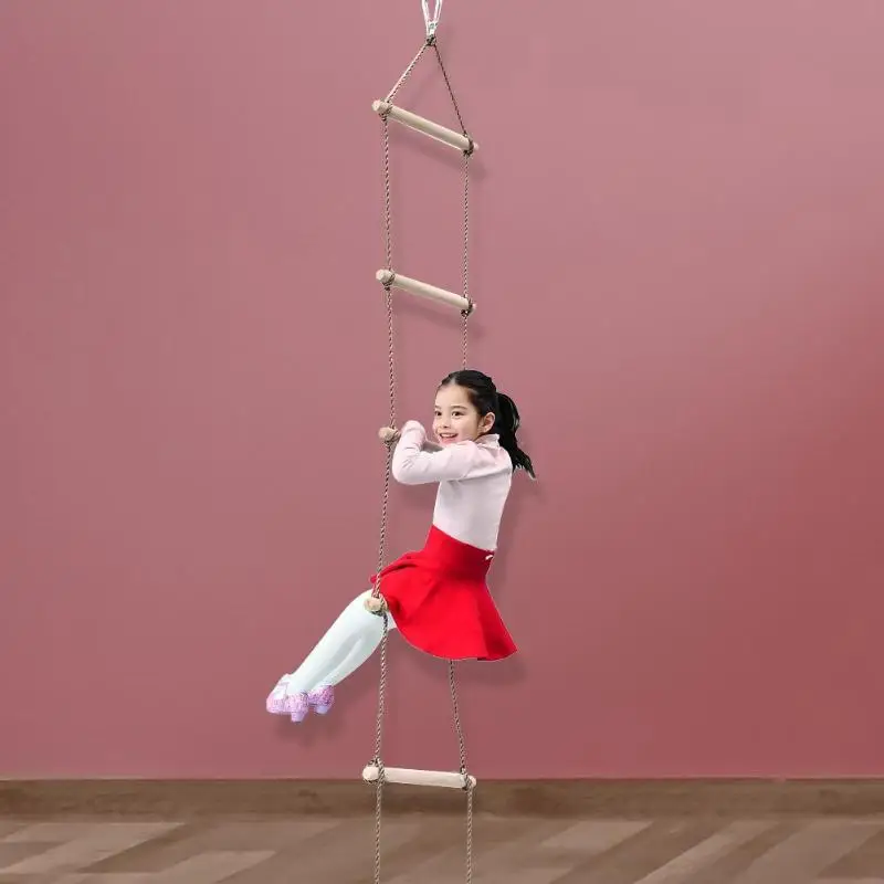 سلم خشبي متعدد الدرجات للأطفال - مراجعة Kids Outdoor Ladder وسعره