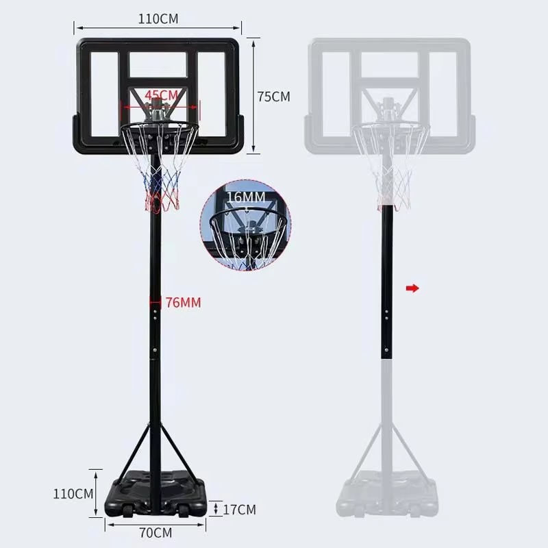 حامل كرة سلة محمول للاستخدام ا - مراجعة Kids Outdoor Basketball Hoop وسعره