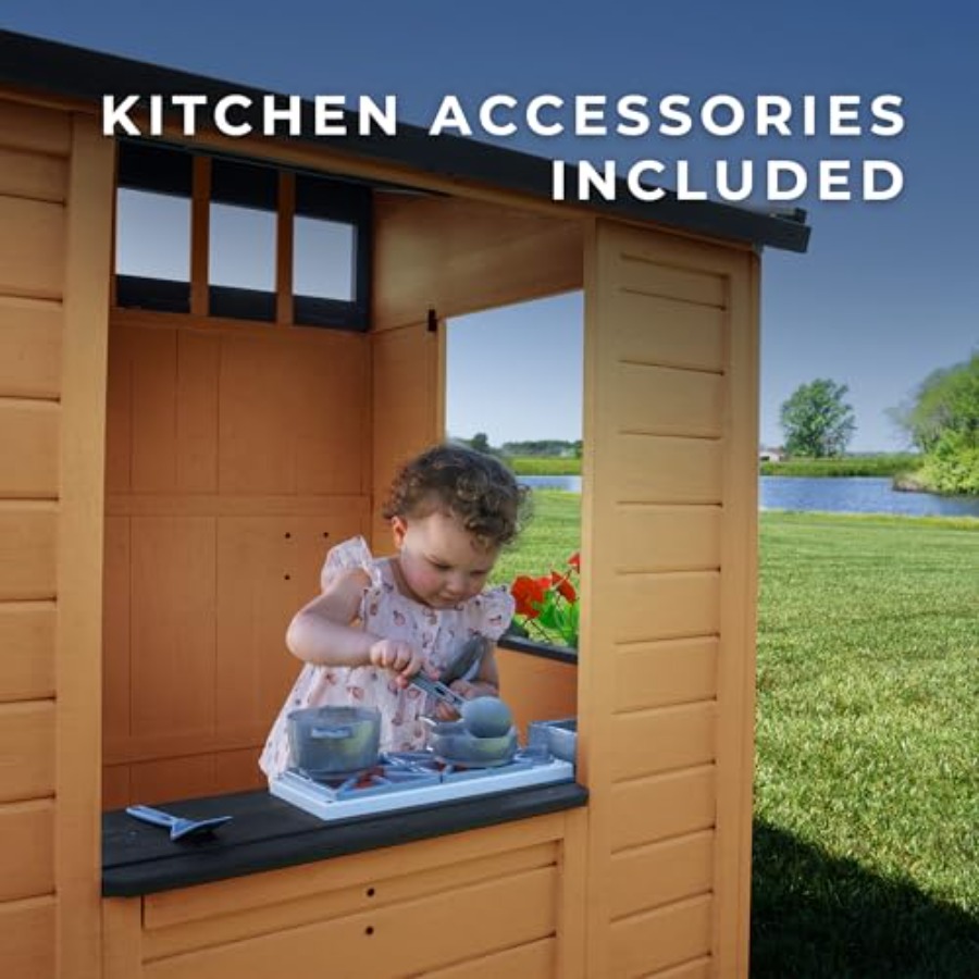 بيت ألعاب خارجي للأطفال: مصنوع - مراجعة Kids Outdoor Chalkboard وسعره