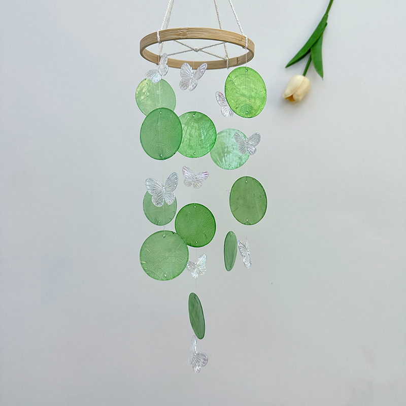 فراشة صدف الرياح الدقات حديقة  - مراجعة Kids Outdoor Fairy Garden وسعره