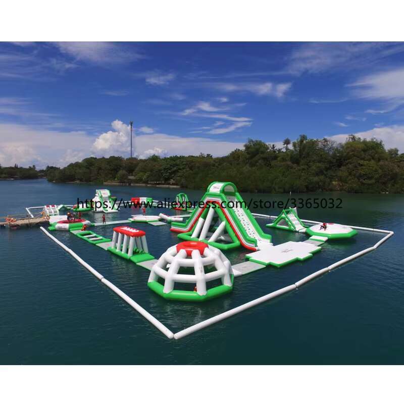 حديقة مائية عملاقة قابلة للنفخ - مراجعة Kids Outdoor Water Park وسعره