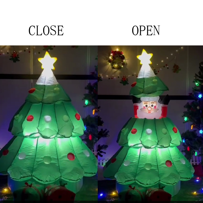 6 قدم شجرة كريسماس قابلة للنفخ - مراجعة Kids Outdoor Xmas Gifts وسعره