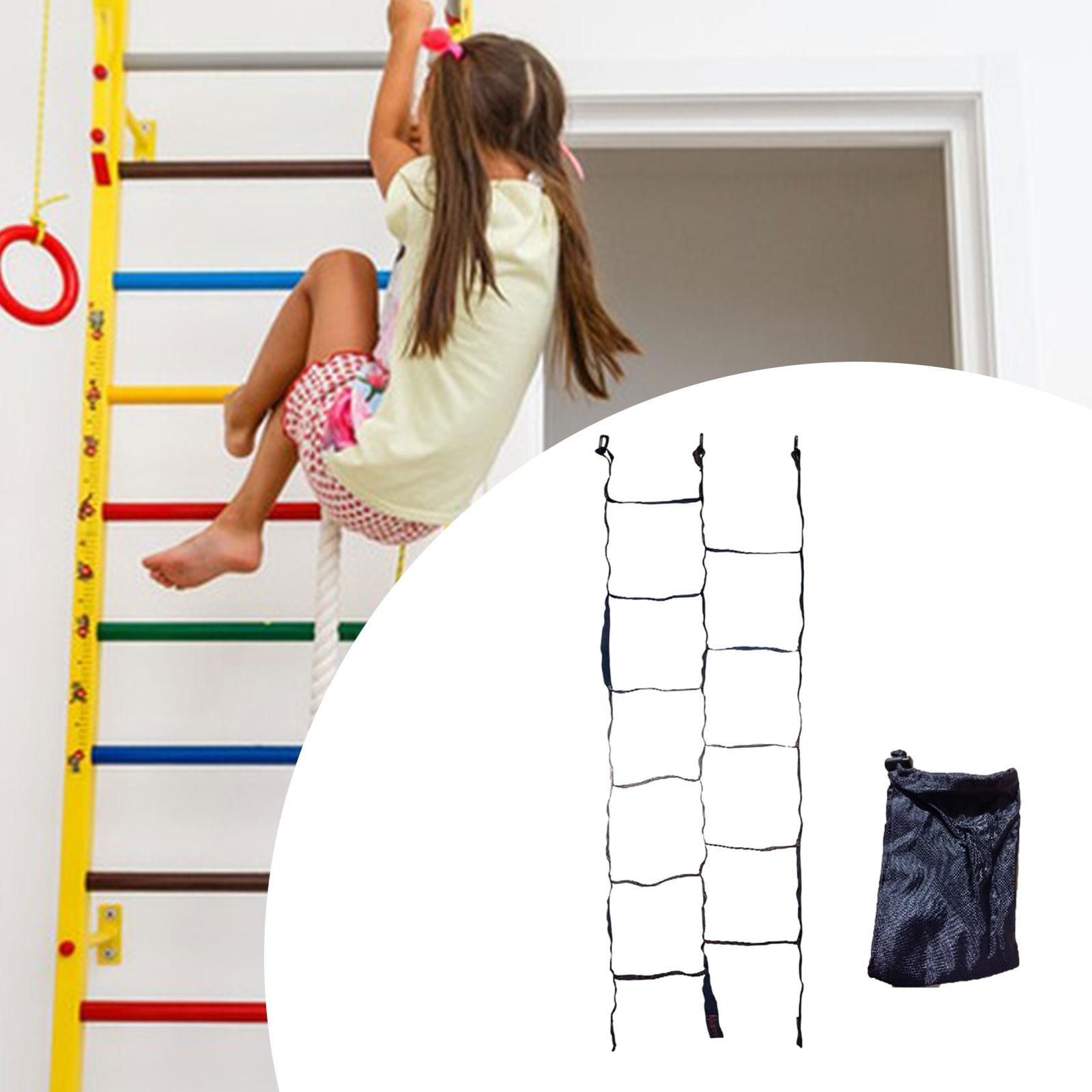سلم حبال محمول للأطفال، معدات  - مراجعة Kids Outdoor Ladder وسعره