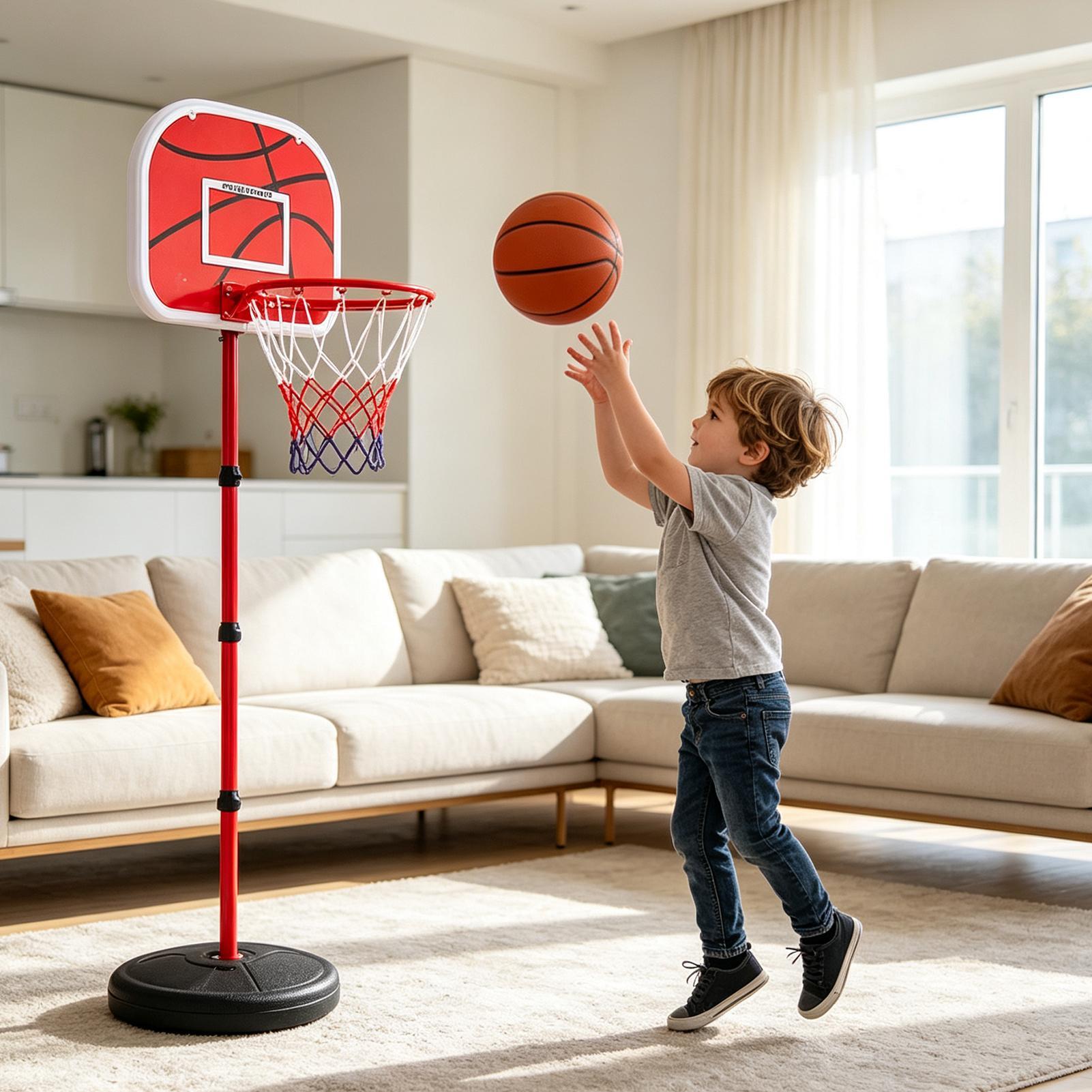 حلقة كرة سلة للأطفال مع حامل و - مراجعة Kids Outdoor Ball وسعره