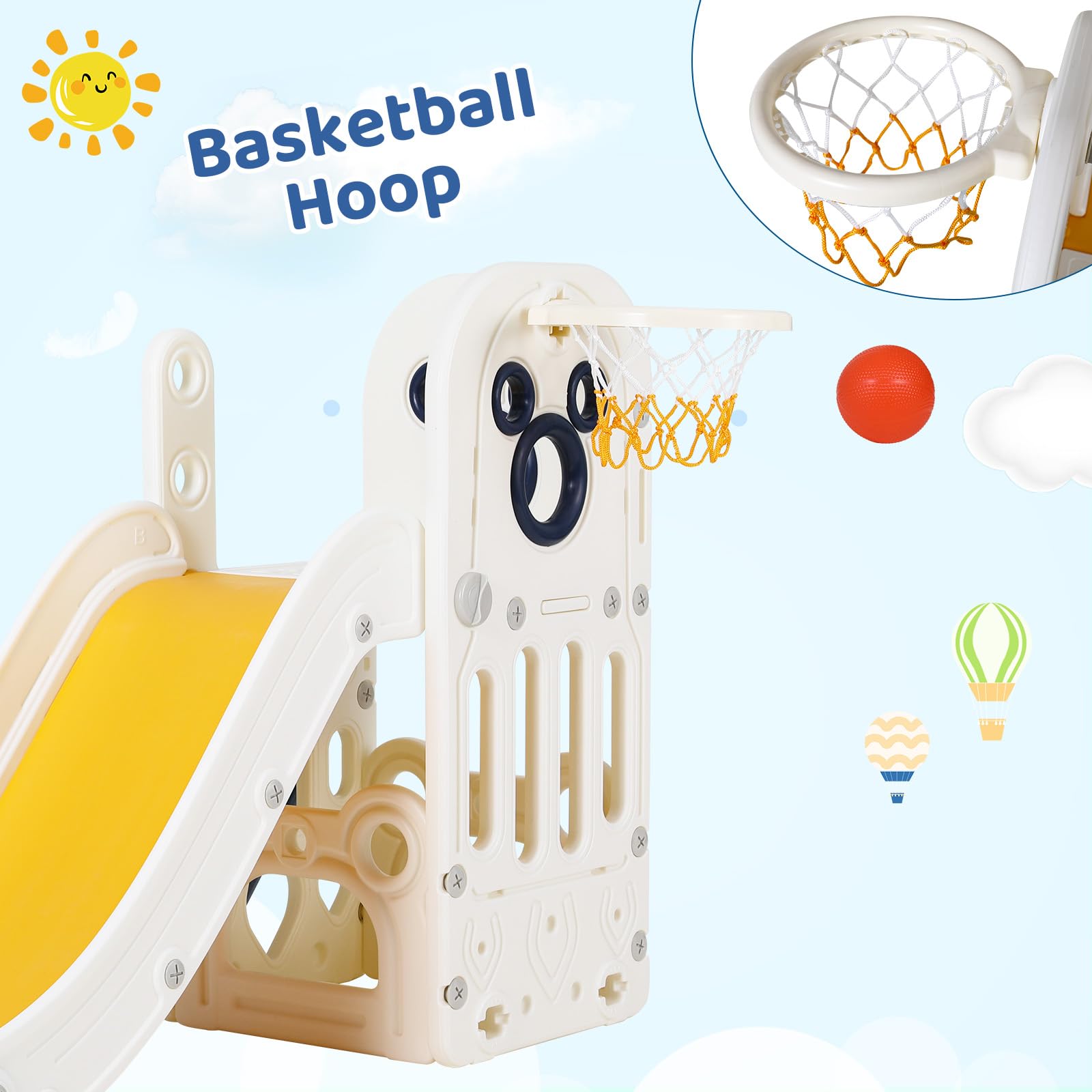 مجموعة ألعاب للأطفال 6 في 1، ز - مراجعة Kids Outdoor Basketball Hoop وسعره