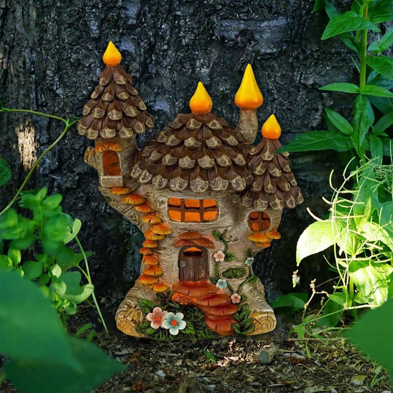 الجنية حديقة منزل خشبي شجرة ال - مراجعة Kids Outdoor Fairy Garden وسعره