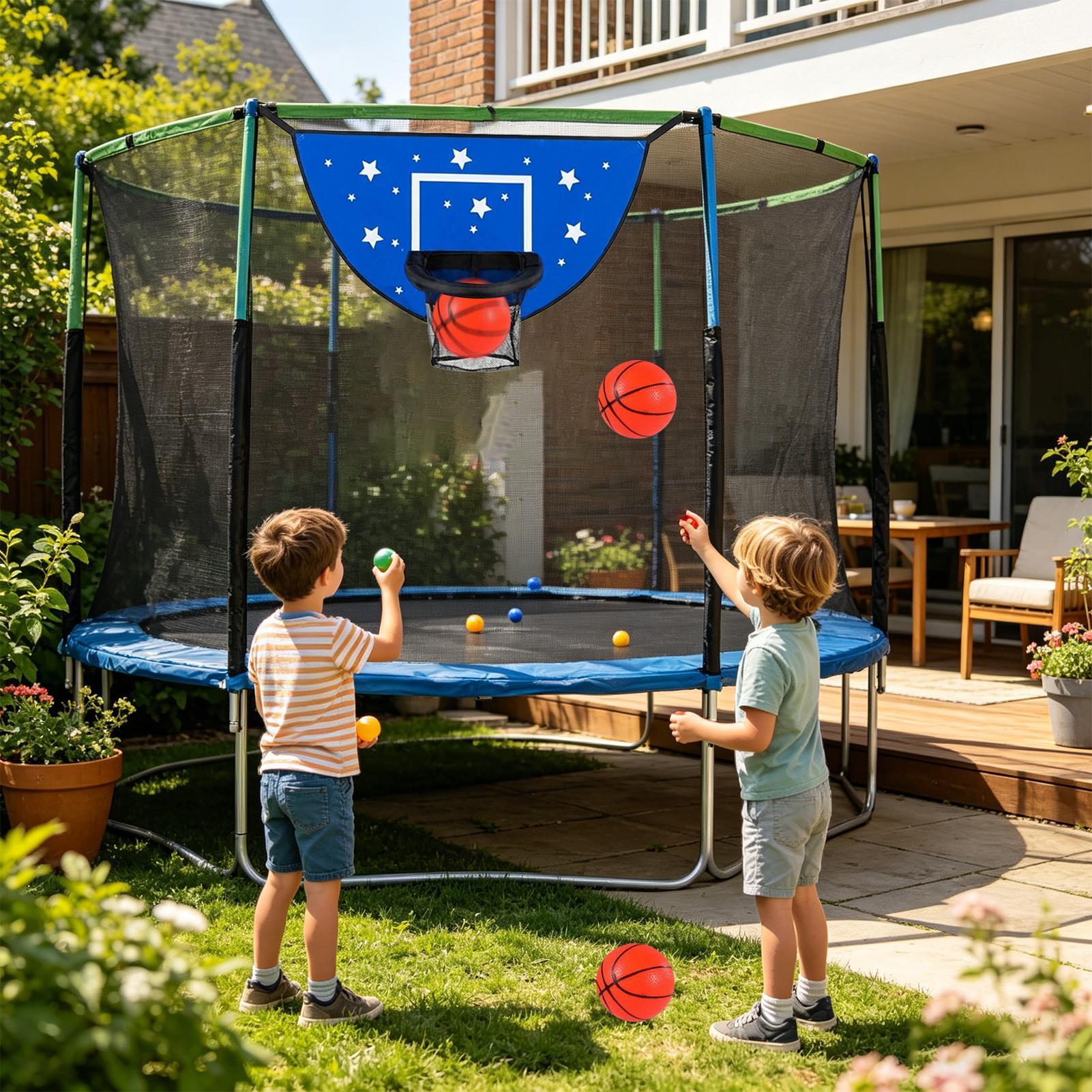 هدف كرة السلة للترامبولين مع ل - مراجعة Kids Outdoor Basketball Hoop وسعره