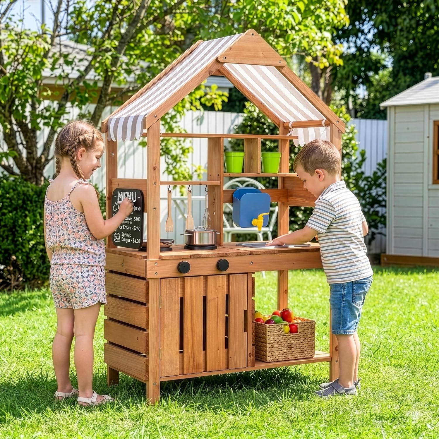 # مجموعة ألعاب الطين الخارجية  - مراجعة Kids Outdoor Chalkboard وسعره