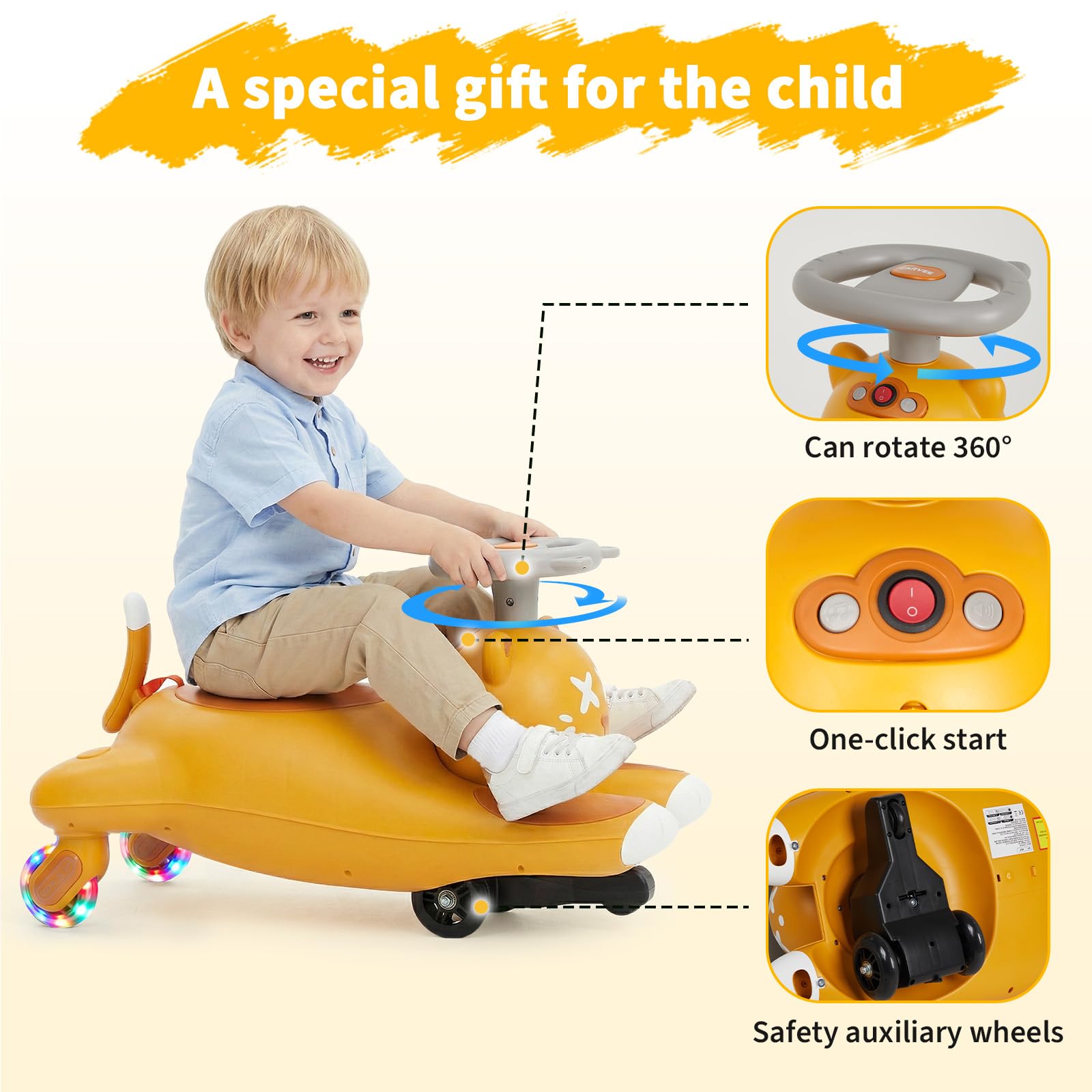 سيارة كهربائية للأطفال مع دواس - مراجعة Ride On Toy Car وسعره