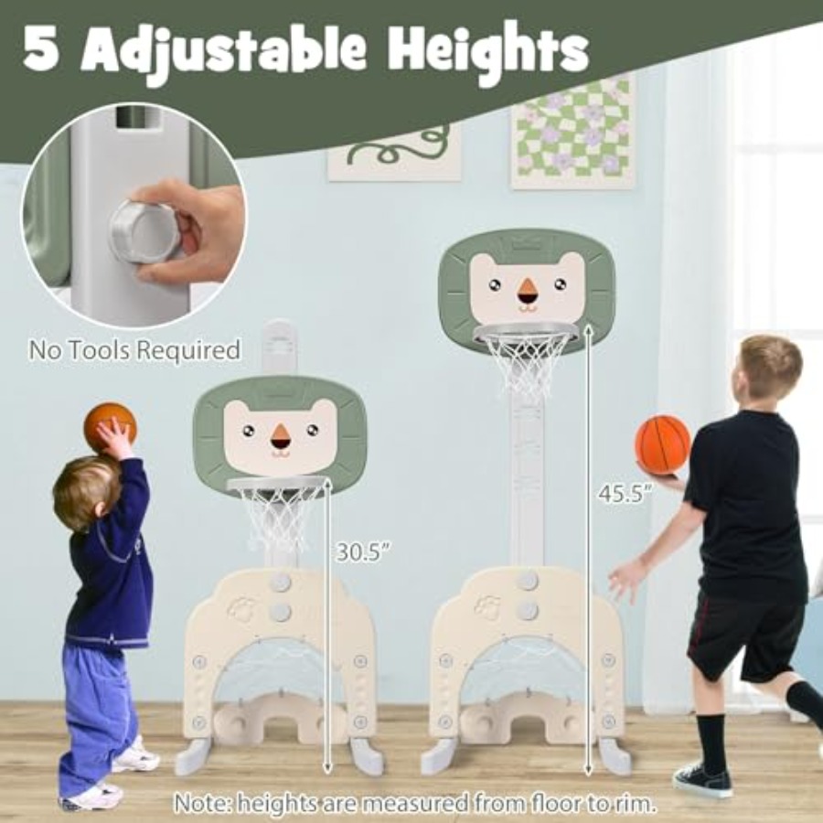 حامل كرة سلة للأطفال للاستخدام - مراجعة Kids Outdoor Basketball Hoop وسعره