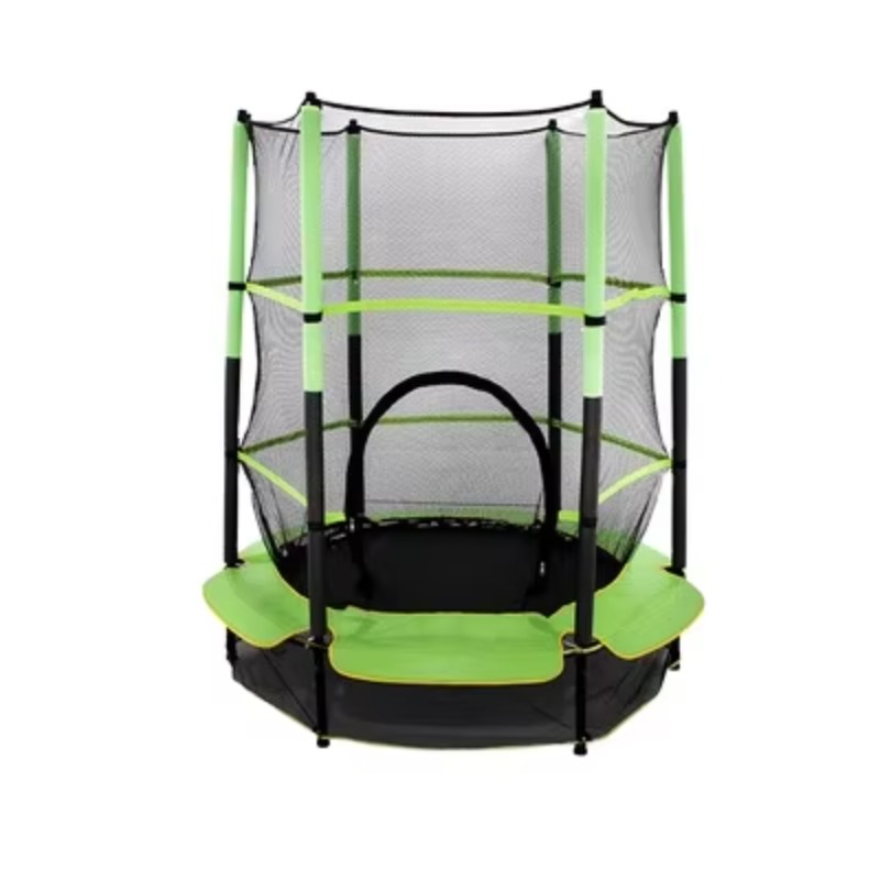 ترامبولين ترفيهي خارجي مع سياج - مراجعة Kids Outdoor Ladder وسعره