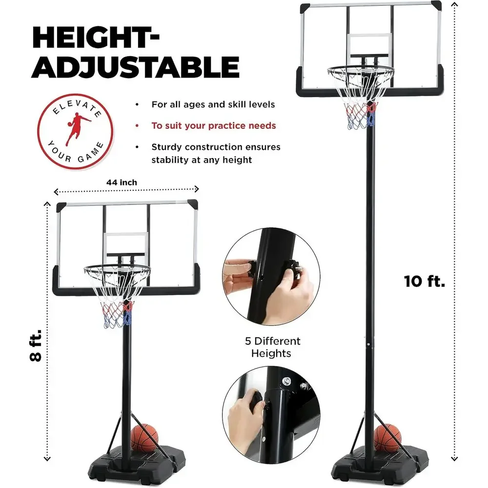نظام سلة كرة السلة القابل للتع - مراجعة Kids Outdoor Basketball Hoop وسعره