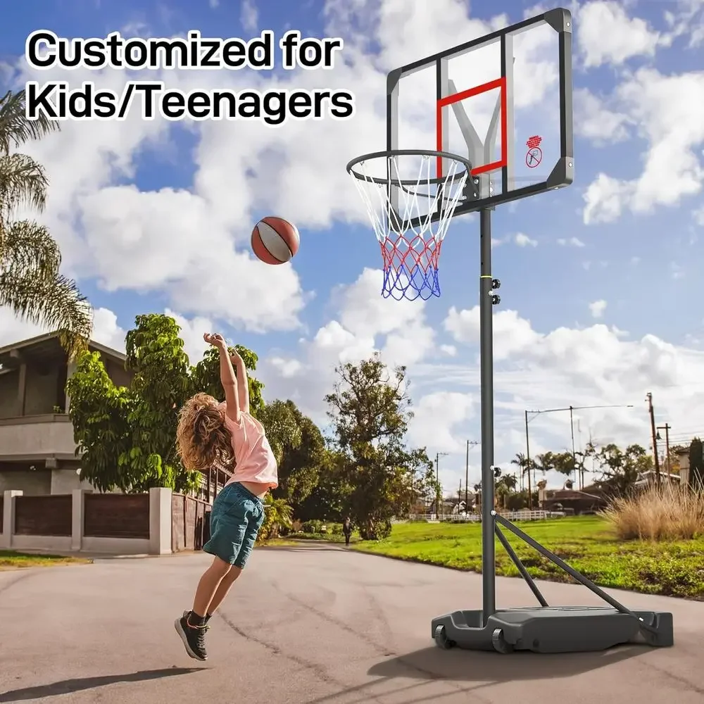 حلبة كرة سلة محمولة قابلة لتعد - مراجعة Kids Outdoor Basketball Hoop وسعره