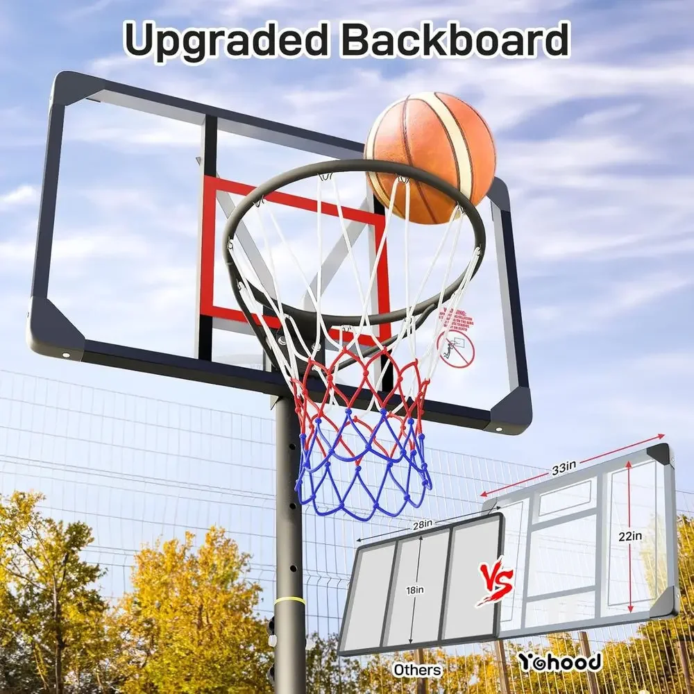 حلبة كرة سلة محمولة قابلة لتعد - مراجعة Kids Outdoor Basketball Hoop وسعره