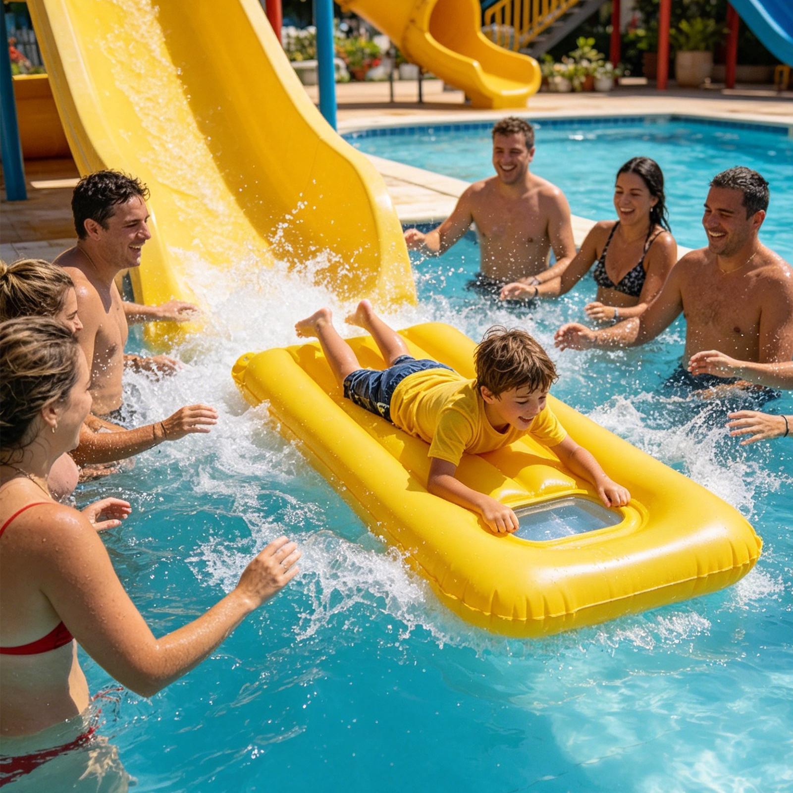 لوح ركوب الأمواج القابل للنفخ  - مراجعة Kids Outdoor Water Park وسعره