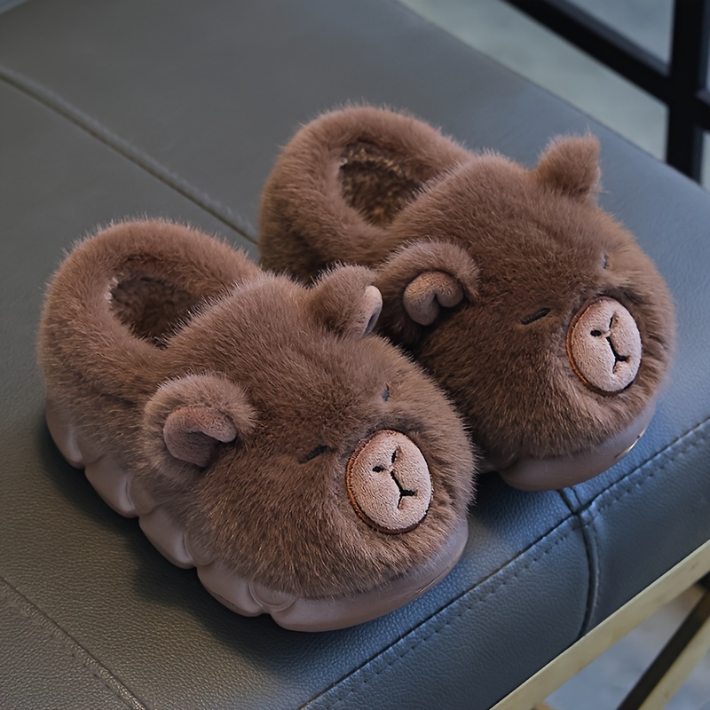 أطفال شتاء دافئ نعال من القطن  - مراجعة Kids Indoor Outdoor Slippers وسعره