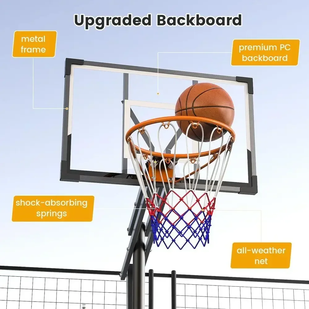 حلبة كرة سلة محمولة للاستخدام  - مراجعة Kids Outdoor Basketball Hoop وسعره