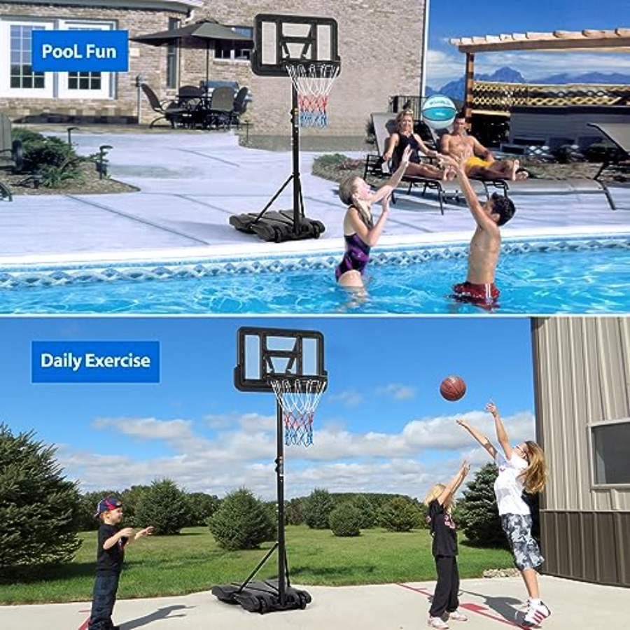 حلبة كرة سلة للأطفال للاستخدام - مراجعة Kids Outdoor Basketball Hoop وسعره