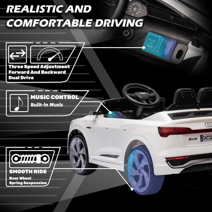 ركوب أودي SQ8 المرخصة 12 فولت  - مراجعة Ride On Toy Car وسعره