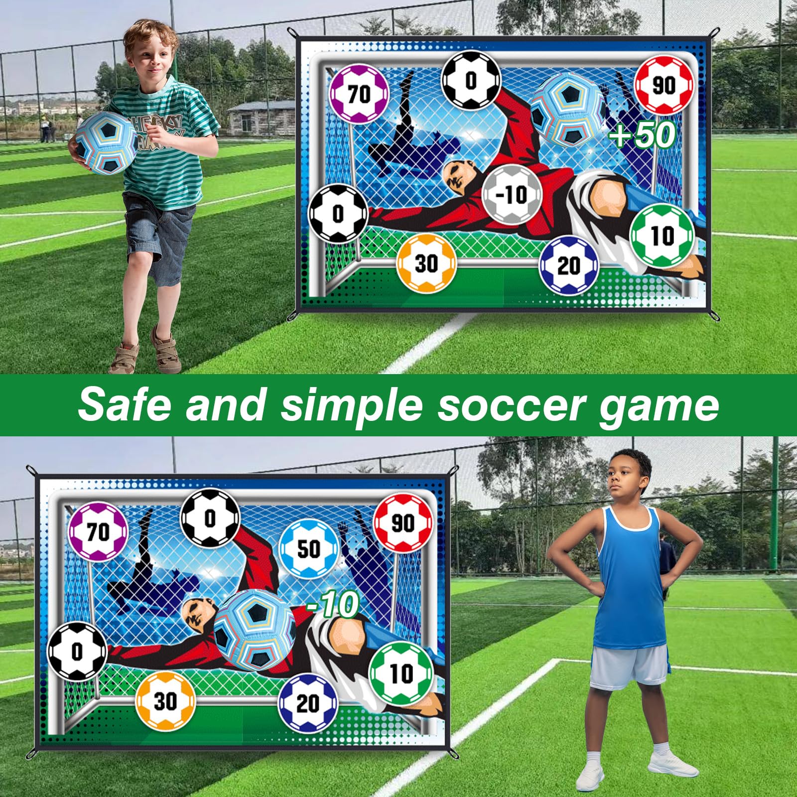 150 سنتيمتر لعبة كرة القدم حصي - مراجعة Kids Outdoor Mat وسعره