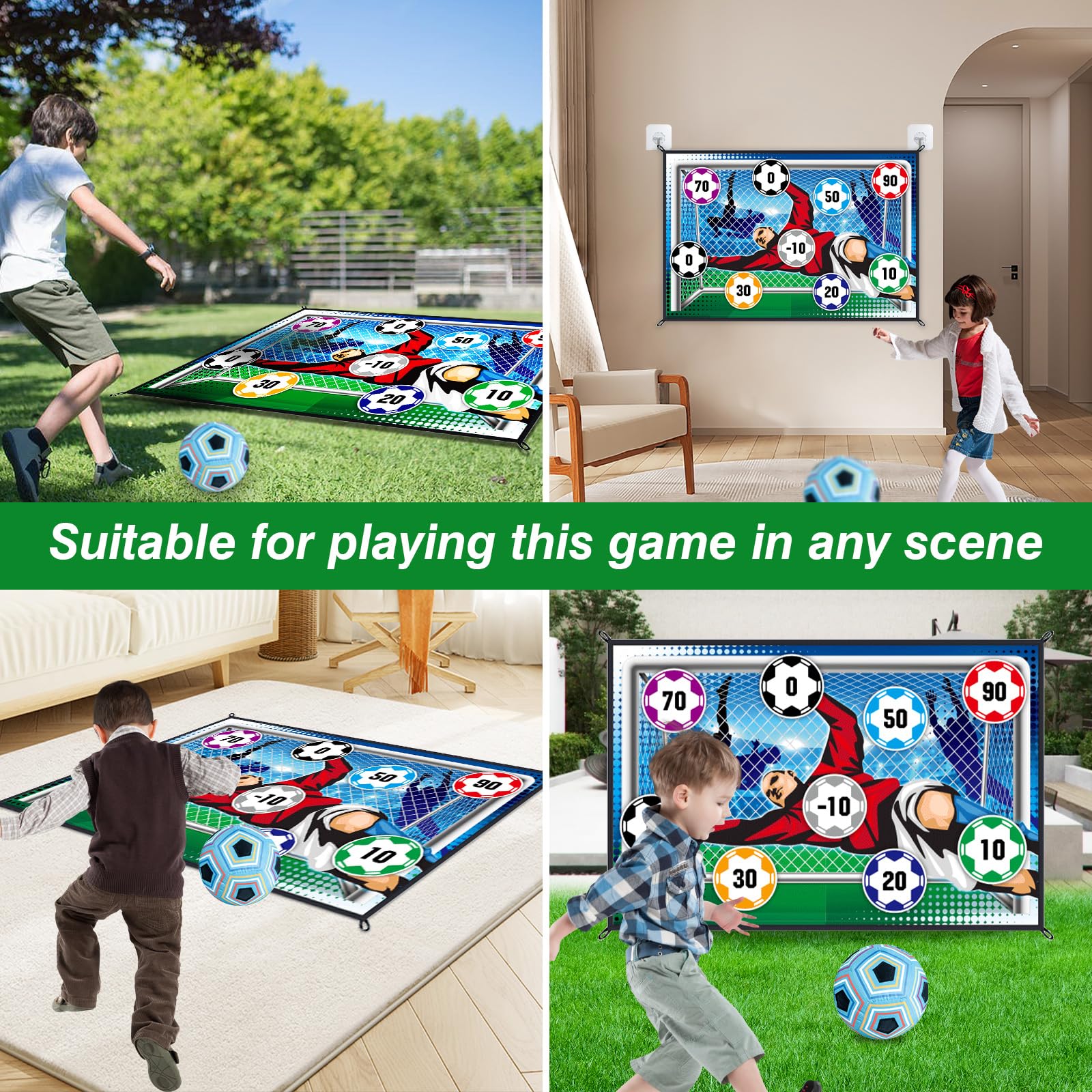 150 سنتيمتر لعبة كرة القدم حصي - مراجعة Kids Outdoor Mat وسعره